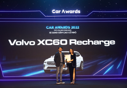 Volvo Xc60 Recharge nhận giải thưởng " Ô tô của năm 2022"